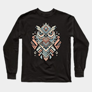 Abstract Animal Owl 4 Long Sleeve T-Shirt